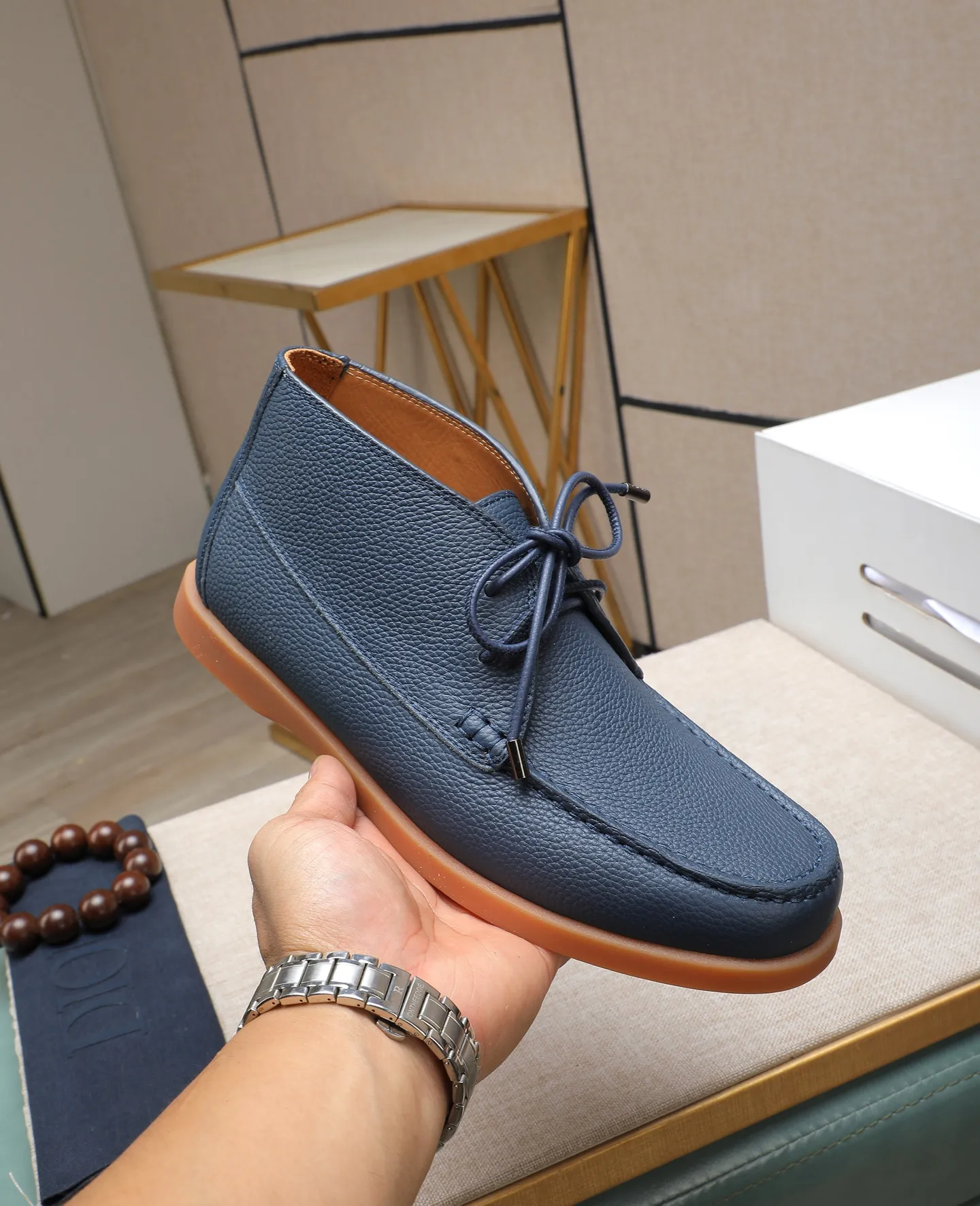 Men's shoes 💰600💰Water-dyed cow lining Original order quality Dior —🆘. Dior Original order purchase, high-end leather shoes, fabric: Made of Italian imported cowhide➕Water-dyed cow lining/cowhide lining➕Specially available original outsole, fine workmanship, real-life photos🎬Size: 38-44 (with full set of packaging)